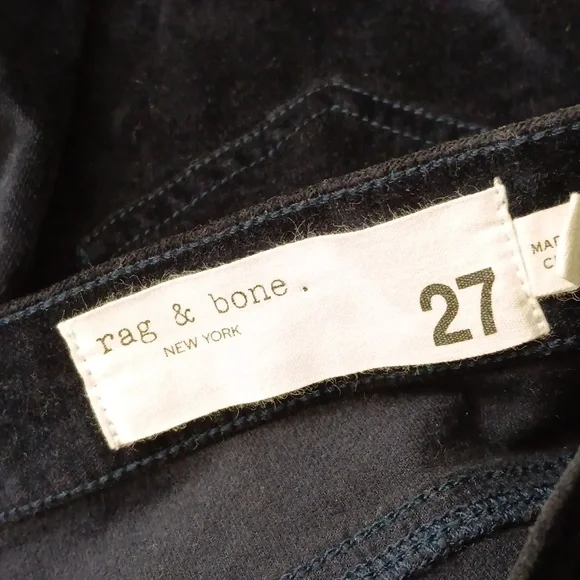 RAG & BONE VELVET JEAN..SIZE 27 - Picture 4 of 7